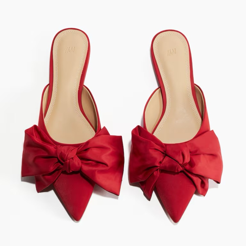 H&M Bow Detail Mules
